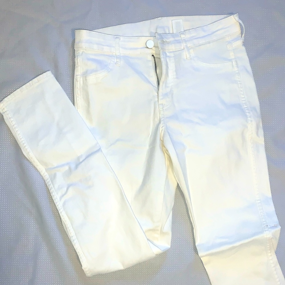 &Denim White Jeans